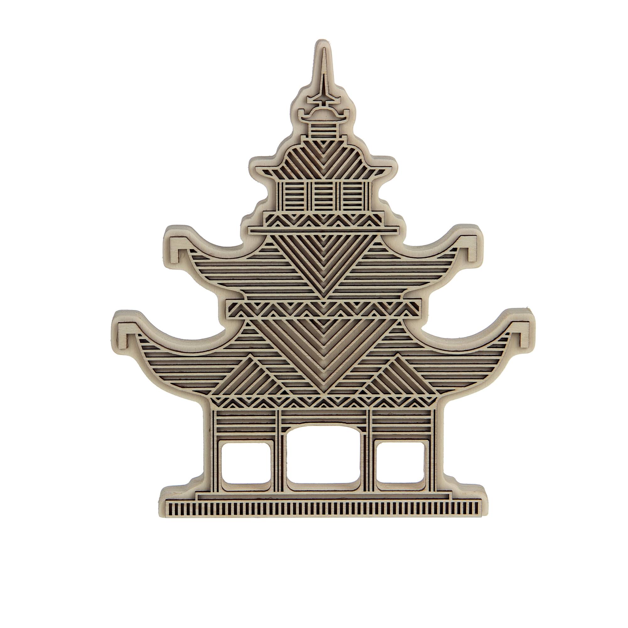 Jonathan Adler x Michaels 8" Linear Pagoda DIY Wood Décor
